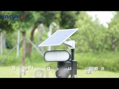 Câmera CCTV de visão noturna colorida 4G H.265 Compressão 355o Panorâmica 120o Inclinação Câmera solar PTZ